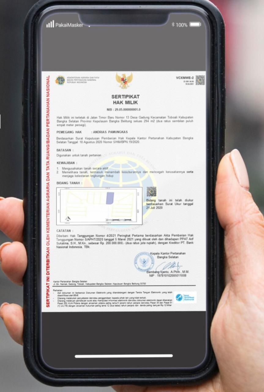 Manfaat Sertifikat Tanah Elektronik: Memudahkan Kepemilikan Tanah yang Aman dan Efisien