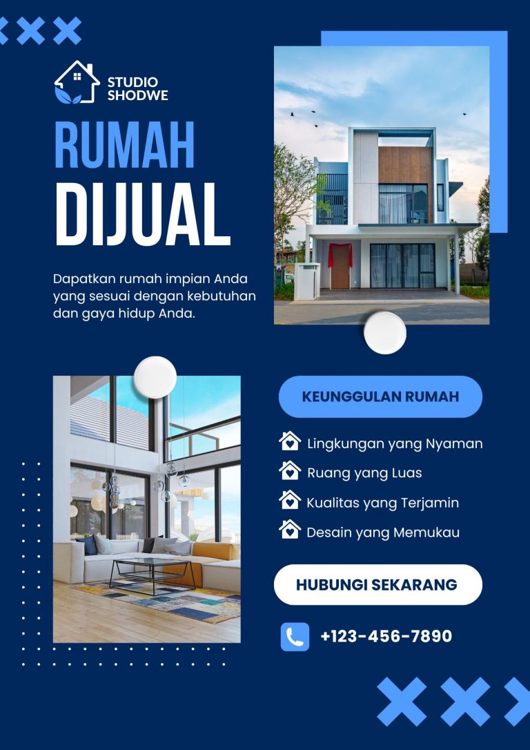 3 Contoh Desain Banner Rumah Dijual yang Menarik dan Efektif