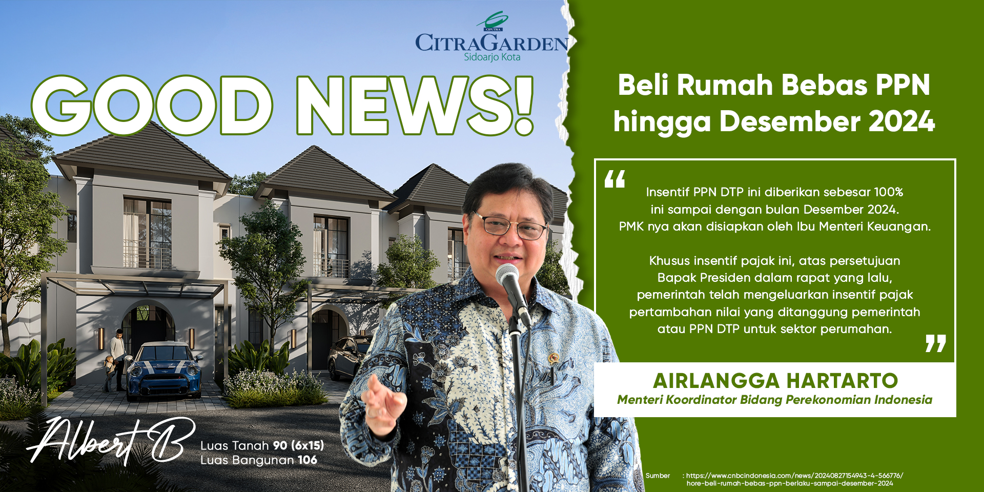 Bebas PPN untuk Pembelian Rumah Mulai 1 September 2024!